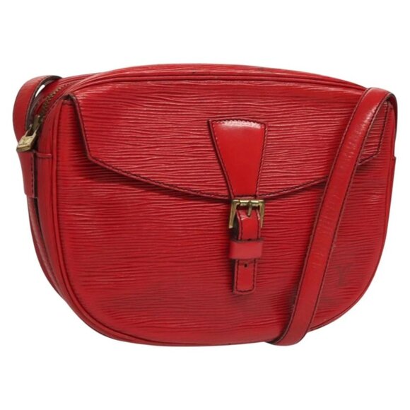 LOUIS VUITTON Epi Jeune Fille MM Shoulder Bag Red M52157 LV Auth BA1322 - Picture 1 of 15
